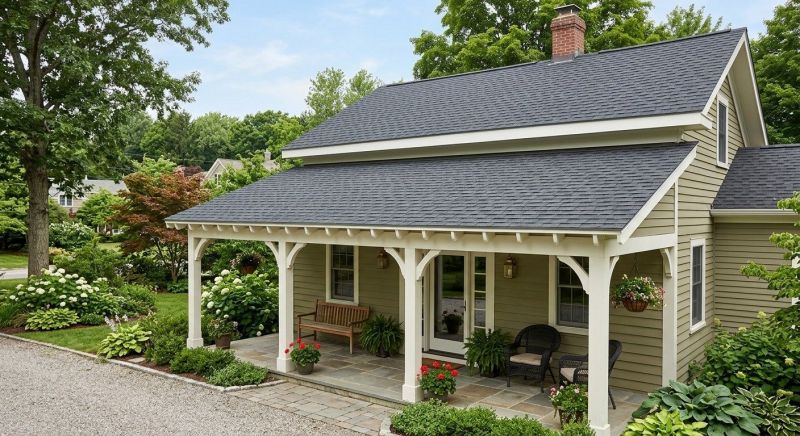 A Frame Roof Installation in Nashua, NH